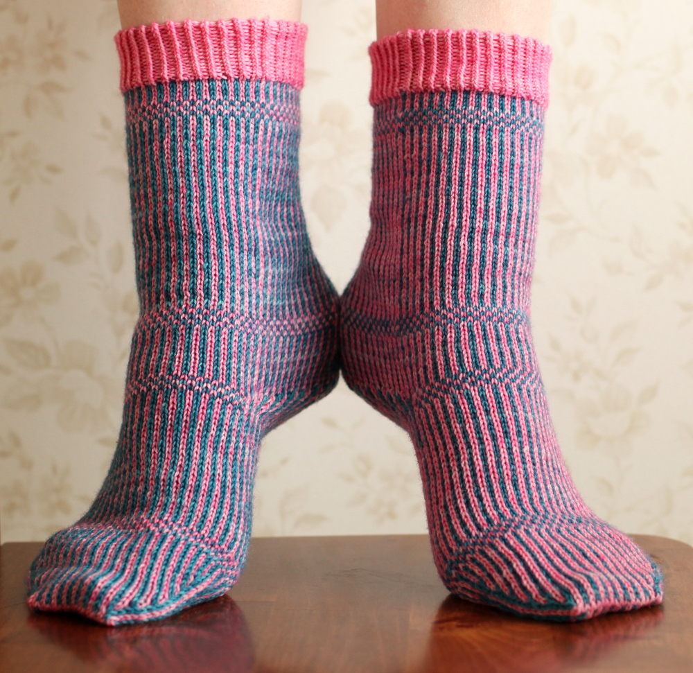 Miriam socks, front