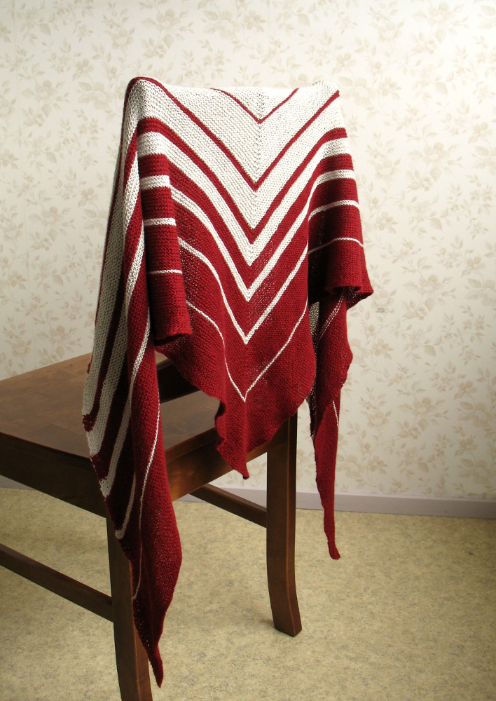 Sumu shawl on a chair